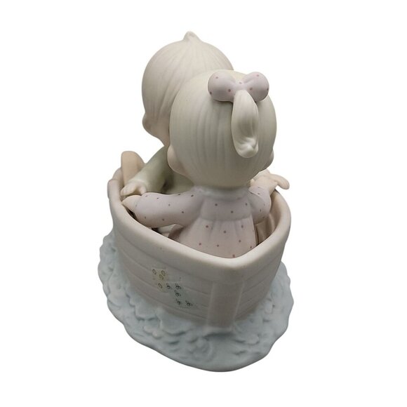 Precious Moments Figurine 1985 Friends Never Drift Apart Indonesia S. Butcher - Picture 7 of 10